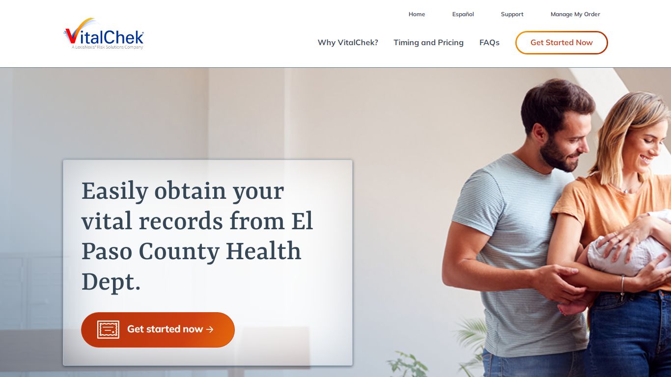 El Paso County Health Dept. (CO) | Order Certificates - VitalChek